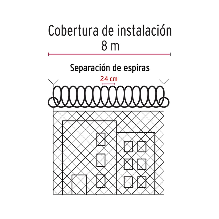 Rollo concertina alta seguridad, 45cm diámetro x 8m, FIERO - Bckend ...