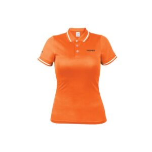Truper Playera Polo Performance para Mujer Naranja M - Rendimiento Óptimo
